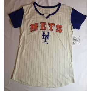 Genuine Merchandise New York Mets T-Shirt Girls XL (14/16) Logo MLB